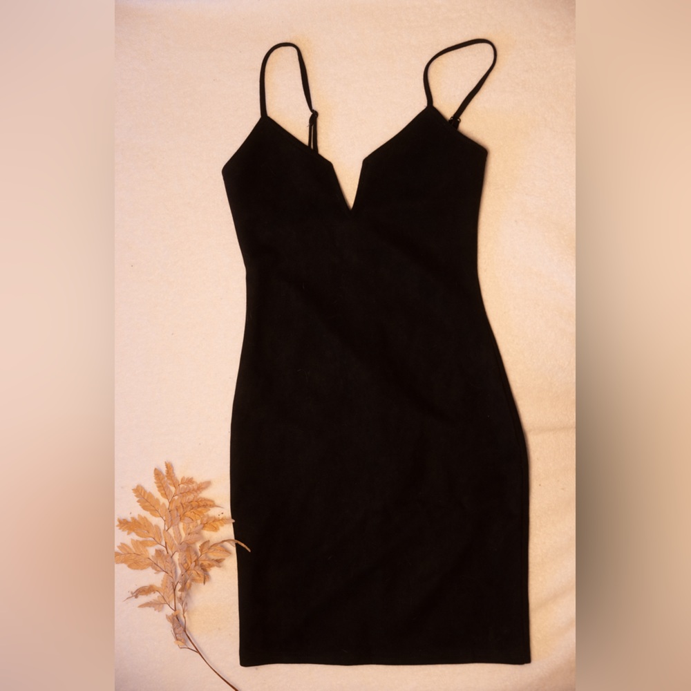 NastyGal Faux Suede Mini Dress